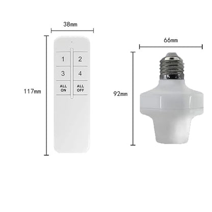 QIACHIP Remote Control Light Socket E26 E27 Bulb Socket Adapter, ZigBee Smart - Image 9