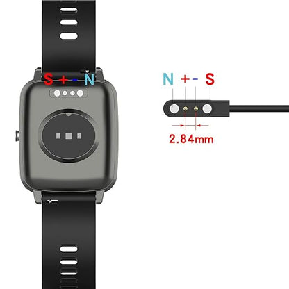 Magnetic 2 Pin Smart Watch Charger Cable Adapter, Compatible - Image 3