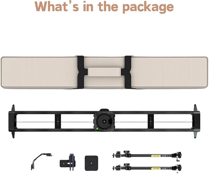 ZEAPON AXIS 80 Pro AXIS Multi-axis Motorized Camera Slider, Pan Heads - Image 6