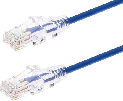 Monoprice Cat6 7ft Blue Component Level Patch Cable UTP 28AWG 550MHz Pure Bare by Monoprice