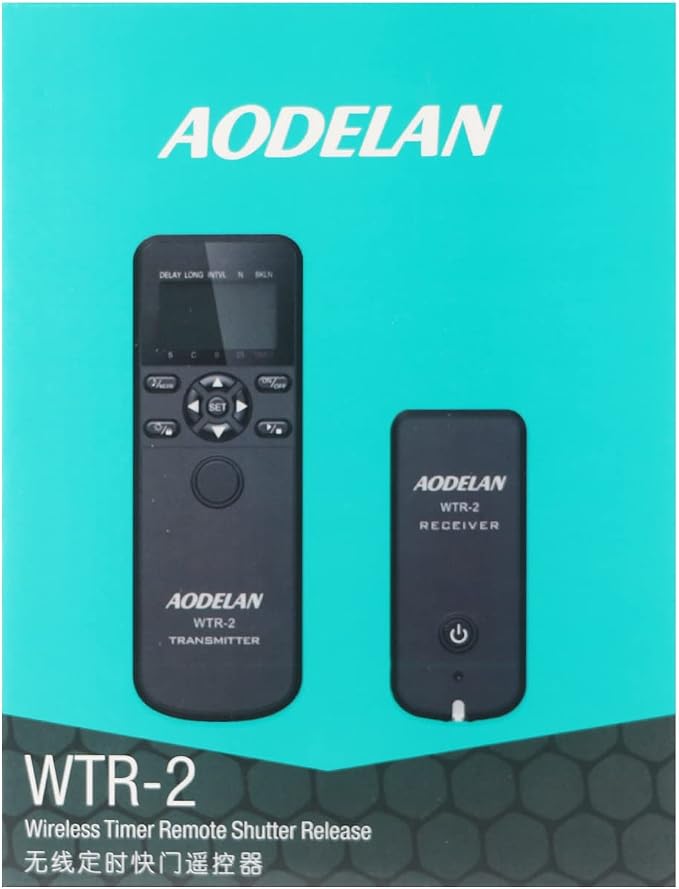 AODELAN Camera Intervalometer Wireless Shutter Release Timer Remote Control - Image 8