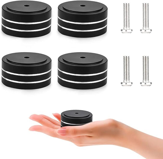 Audiocrast 4X HiFi Speaker Spikes Isolation Stand Feet Pad Aluminum 40x20mm by Viborg