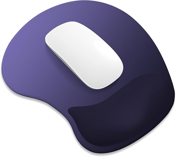 ITNRSIIET Ergonomic Mouse Pad, Cushioned Gel Wrist Rest, Non-Slip Base by +ITNRSIIET
