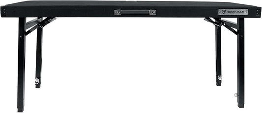 Rockville RTBL4 Adjustable Height DJ Table Folding Legs 20x60 Inch, Non-Slip - Image 2