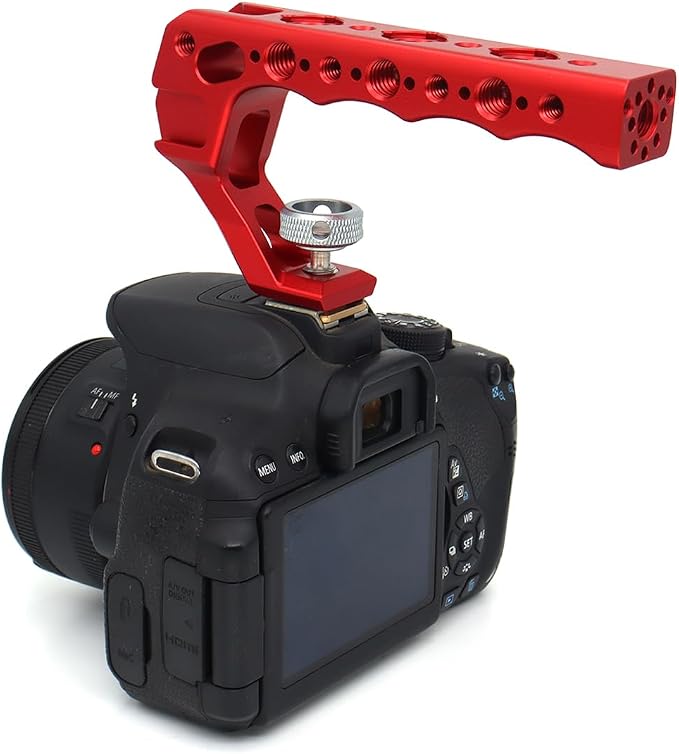 Top Handle Camera Grip with Cold Shoe Base by SZJELEN
