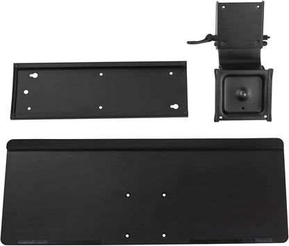 Mount-It! Under Desk Keyboard Tray and Mouse Platform, Ergonomic Computer - Image 9