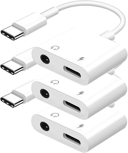 Seulliya USB C to 3.5mm Headphone Jack and Charger Adapter, 2-in-1 Audio & Fast by Seulliya