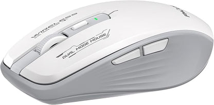 Wireless Mouse with Forward/Backward Side Keys, Silent Click, Ergonomic by FMOUSE