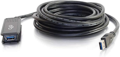 C2G/Cables to Go 39939 5M USB 3.0 USB-A Male to Usb-A Female Active Extension - Image 2