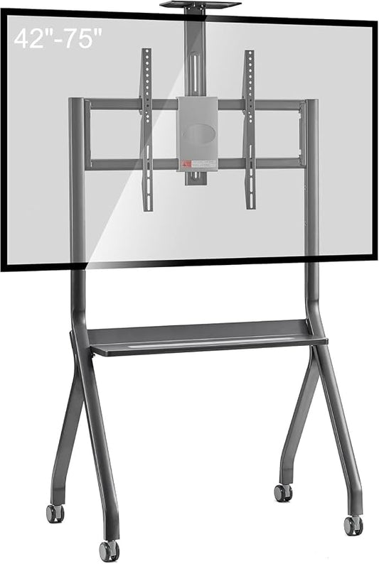 Smart Board Stand with Camera Tray Fits 42"-75" Screens, Interactive Whiteboard by Unknown