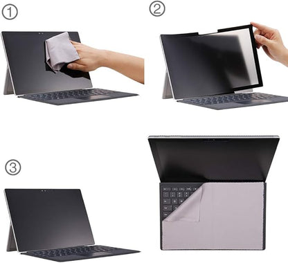 FILMEXT Privacy Screen Protector 13inch, Removable Anti-Glare Blue Light Filter - Image 3