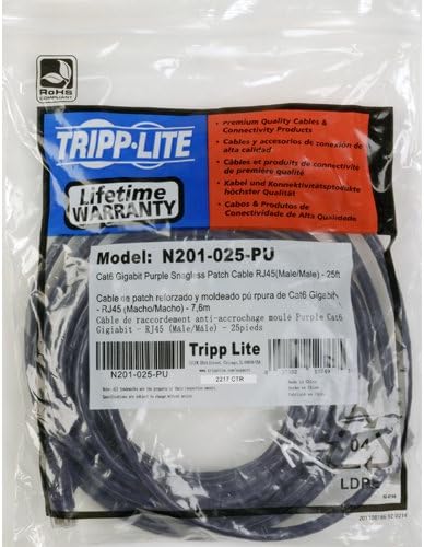 Tripp Lite Cat6 Gigabit Snagless Molded Patch Cable - Image 2