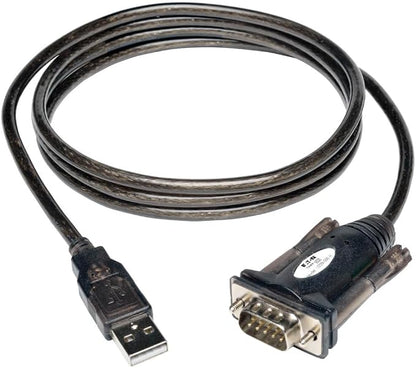 TRIPP LITE USB to Serial Adapter Cable, USB-A to DB9 RS232, Male-to-Male - Image 2