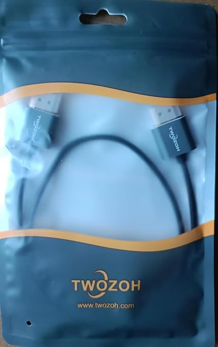 Twozoh Ultra-Thin HDMI to HDMI Cable 1.6FT, Hyper Slim HDMI 2.0 Cable, Extreme - Image 8