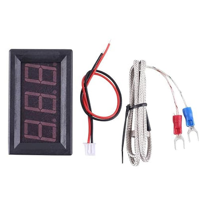 PEMENOL 12V Red Fahrenheit Digital Temperature Meter -76F~999F LED Display - Image 8