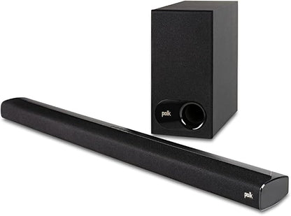 Polk Audio Signa S2 Sound Bar & Wireless Subwoofer – Exclusive VoiceAdjust by PolkAudio