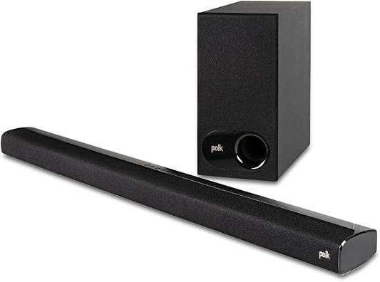 Polk Audio Signa S2 Sound Bar & Wireless Subwoofer – Exclusive VoiceAdjust by PolkAudio
