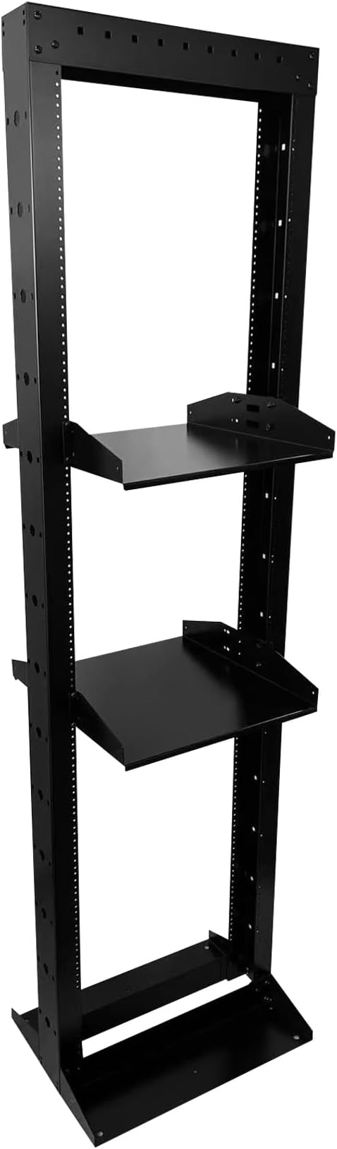 2 Post 42U Open Frame Server Rack 2-Post Server Rack Network Rack, No Tray - Image 3