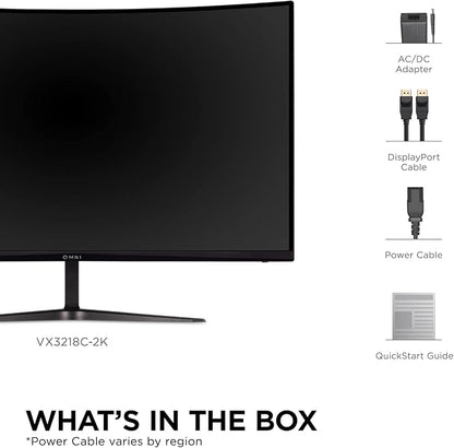 ViewSonic VX3218C-2K 32 Inch Curved 1440p 1ms 165Hz Gaming Monitor - Image 7
