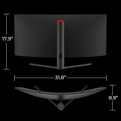 Deco Gear 34" 3440x1440 21:9 Ultrawide Curved Monitor, 4000:1 Contrast Ratio - Image 7