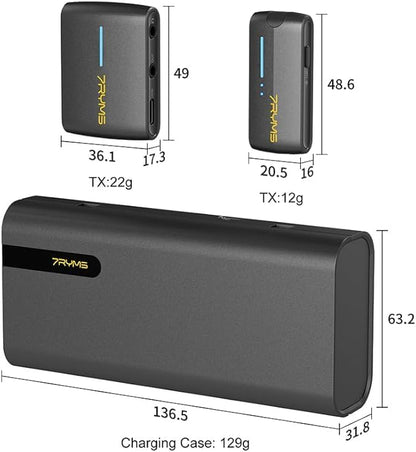 7RYMS iRay DW40 Wireless Lavalier Microphone - Image 3