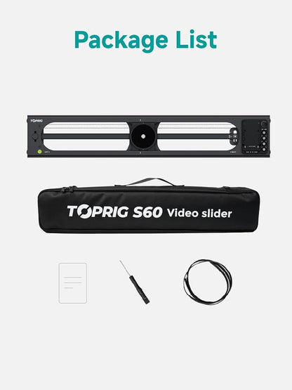 Accsoon Toprig Motorized Camera Slider, 120° Panoramic Shooting, - Image 9