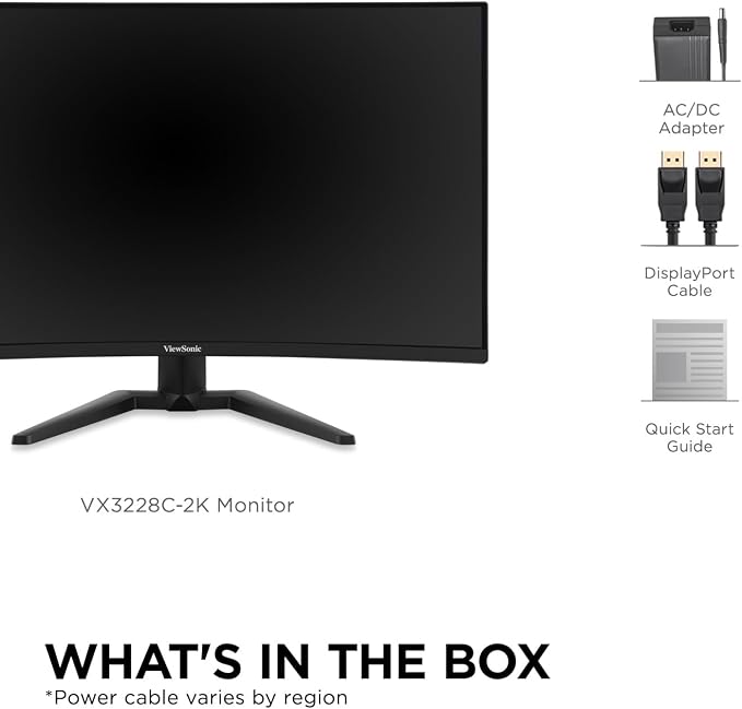 ViewSonic VX3228C-2K 32 Inch 1440p Curved Gaming Monitor - Image 7
