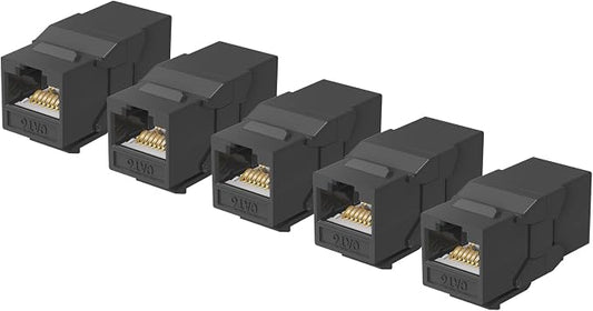 Jadaol UL Listed RJ45 Coupler, 10Gbps Gold-Plated Contacts Pass Through RJ45 by Jadaol