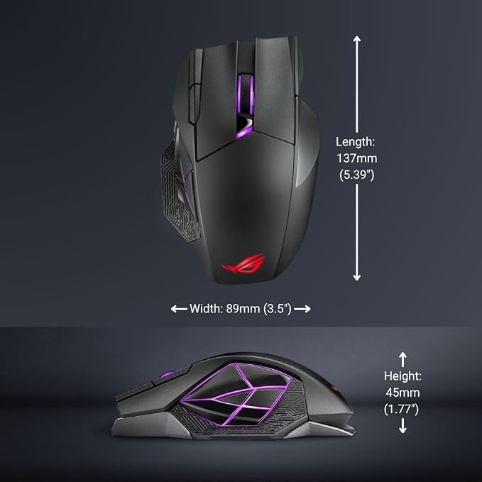 ASUS ROG Spatha X Wireless Gaming Mouse - Image 9