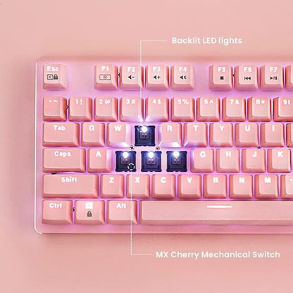 i-rocks K75M Illuminated Mechanical Keyboard, 104 Keys, - Image 4