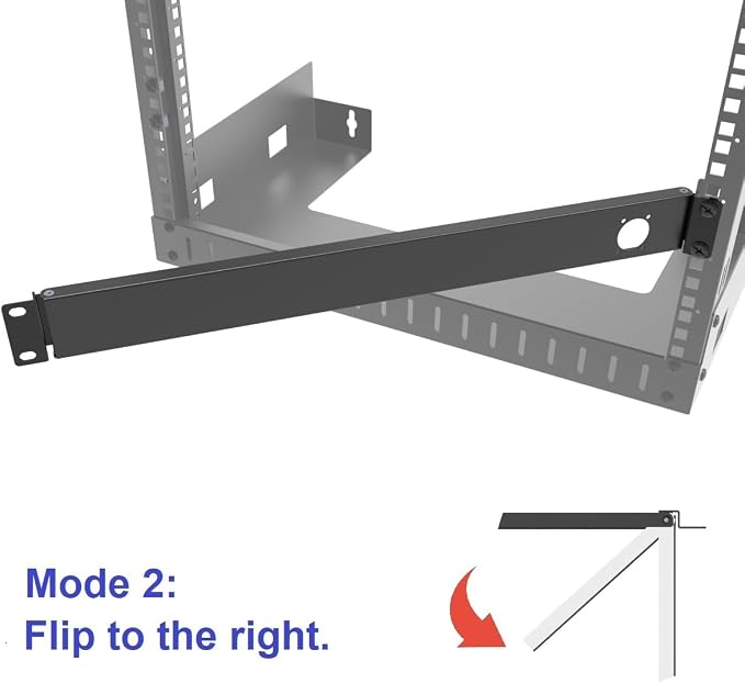 1U Hinged Rack Panel 1D XLR HDMI Audio Rack Mount Panel - Image 4