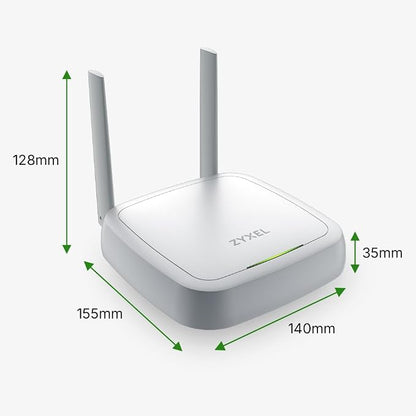 Zyxel WiFi 7 Wireless Access Point BE5100 | Desktop | 2.5Gb Ethernet Port | - Image 8