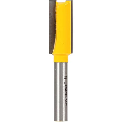 YONICO Straight Router Bits 7/16-Inch Diameter X 1-Inch Height 1/4-Inch Shank - Image 3
