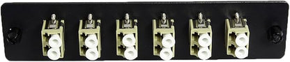 RiteAV LGX Footprint Fiber Optic Cable LC Adapter Patch Panel 6 Ports Loaded - Image 3