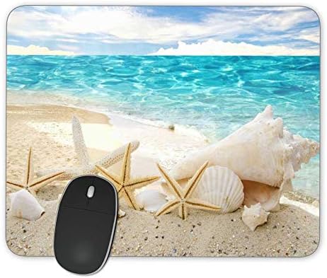 Non-Slip Rubber Mouse Pad ，Beautiful Beach Seascape Mouse pad … by Qien+BaiSei