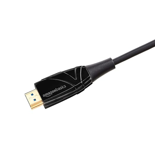 Amazon Basics HDMI Fiber Optic Cable, 18Gbps High-Speed, 48-Bit Color, Audio - Image 2