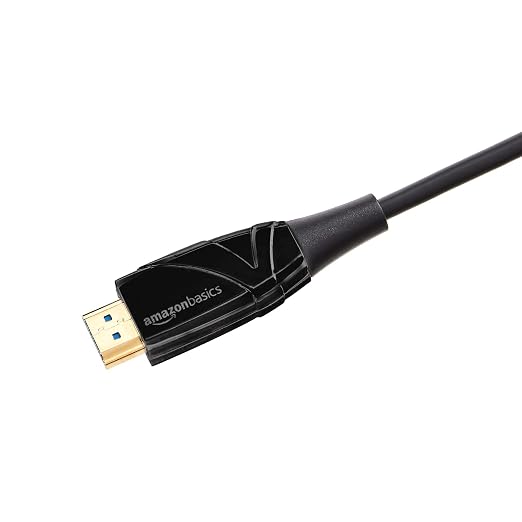 Amazon Basics HDMI Fiber Optic Cable, 18Gbps High-Speed, 48-Bit Color, Slim and - Image 2
