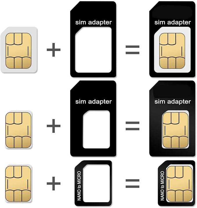 20 Pack SIM Card Adapter Kit, 4 in 1 Nano Micro Standard Converter Kit - Image 2
