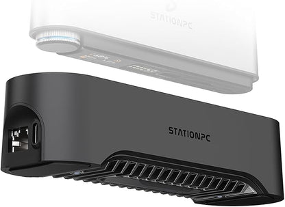 PocketCloud Dock for Portable NAS, M.2 NVMe Slot, Expend Storage, 2.5GbE by STATIONPC