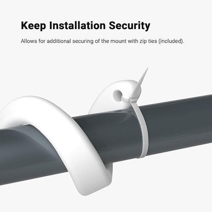 Holicfun Flexible Twist Mount for Indoor and Outdoor Security Cameras, - Image 4