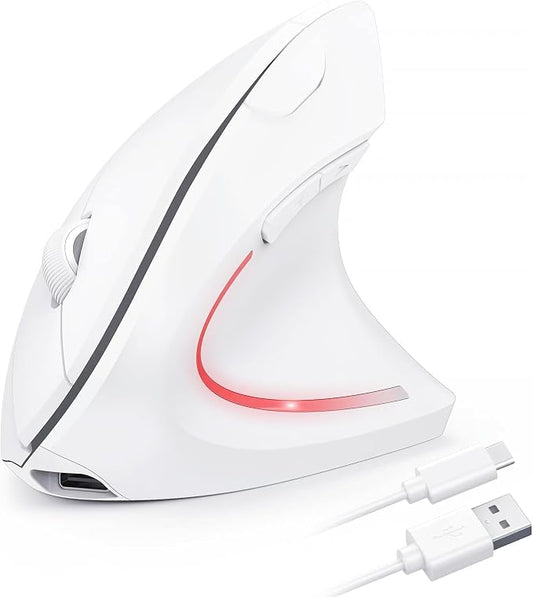 TECKNET Ergonomic Mouse Wireless, Rechargeable Mouse Wireless Silent by Tecknet