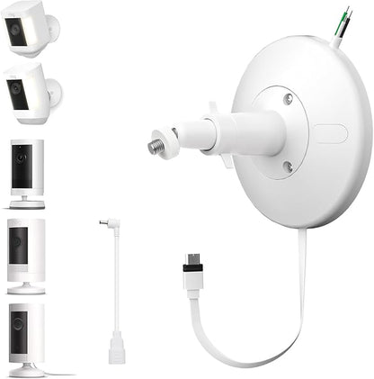 Hardwired Kit for Ring Cams, IP67 Waterproof Design for Outdoor or Indoor Use by iTODOS