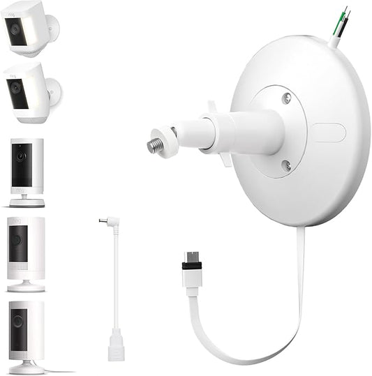 Hardwired Kit for Ring Cams, IP67 Waterproof Design for Outdoor or Indoor Use by iTODOS
