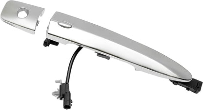 Driver Door Handle Chrome, Compatible by Gledewen