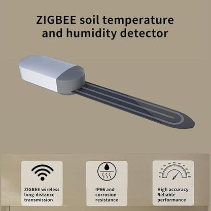 Zigbee Soil Moisture Sensor, Wireless Smart Plant Sensor Leave-in Soil - Image 4