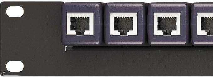 Ethernet Surge Protector 19" RackMount PoE+ Gigabit -Gas Discharge Tube -RJ45 - Image 3