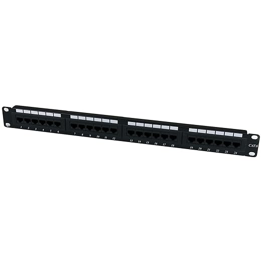 StarTech.com 24 Port 1U Rackmount Cat 6 110 Patch Panel by StarTech