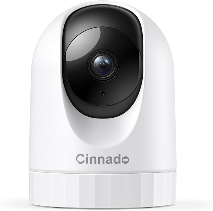 Cinnado Security Camera Indoor-2K 360° WiFi Cameras by Cinnado