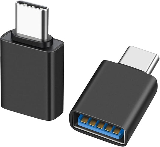 USB C Male to USB A Female OTG Adapter, USB 3.2 GEN2 10Gbps High-Speed Data PD by TAIBEYOR