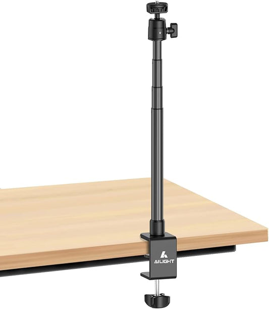 ailight Webcam Stand for Desk, Adjustable Camera Desk Stand Webcam Mount for by Ailight
